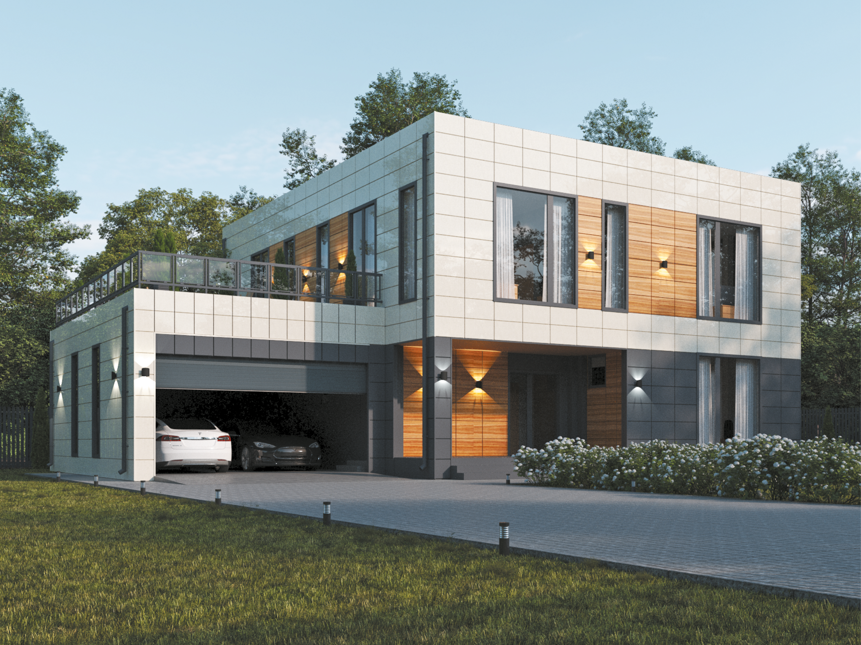 Оцинкованные фасадные кассеты